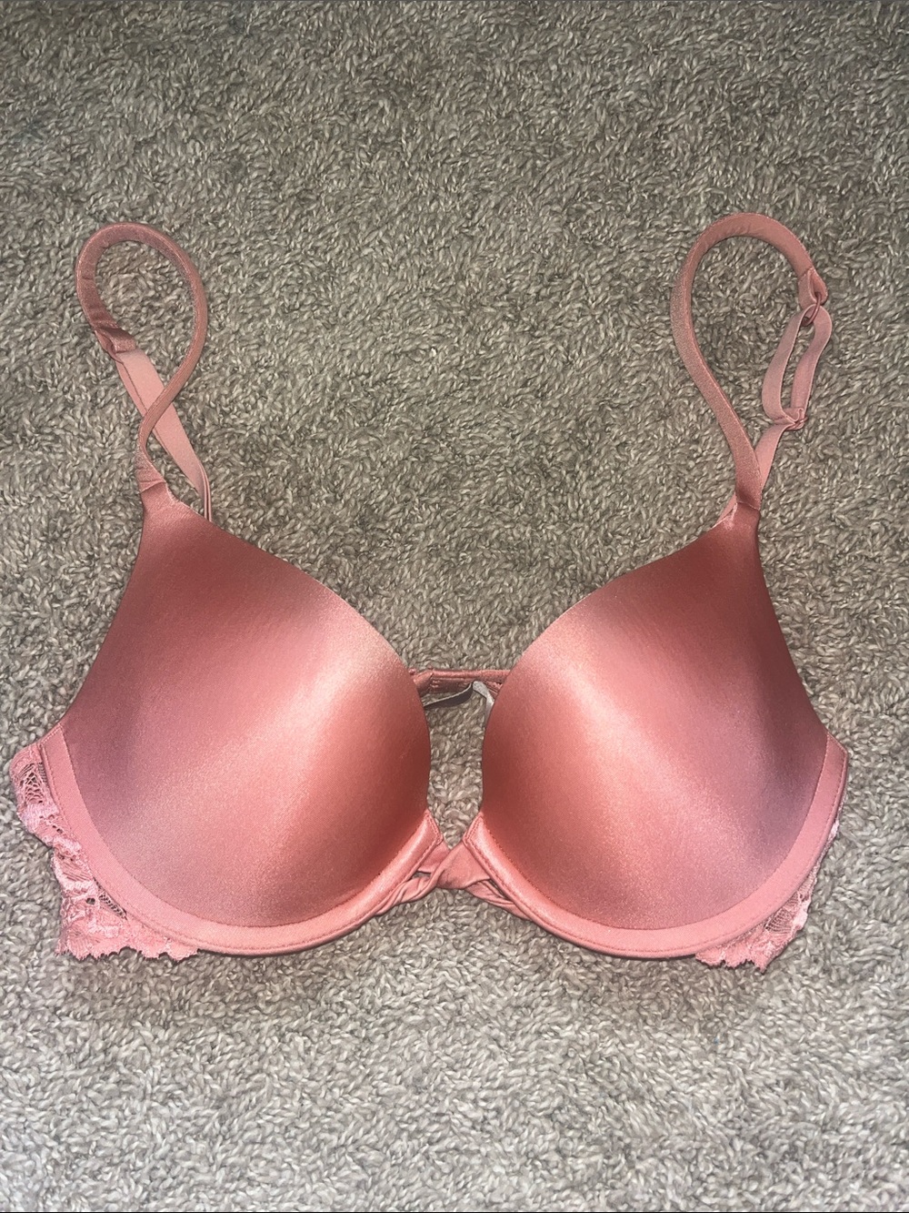 Victoria's Secret Satin Lift Bra - Rose